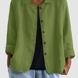 Roxane | Blouse à Empiècement Raffinée