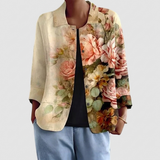 Théodora | Veste Élégante à Fleurs