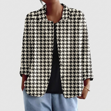 Ombeline | Blazer à Carreaux Intemporel