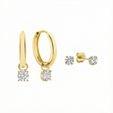 Set de boucles d’oreilles Larmes de Lune