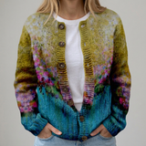 Léonie | Cardigan fleuri d’automne