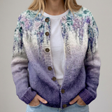 Mireille | Cardigan fleuri d’automne