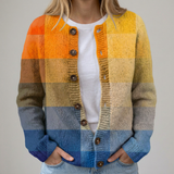 Géraldine | Cardigan fleuri d’automne