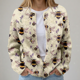 Apolline | Cardigan fleuri d’automne