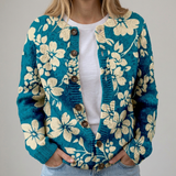 Héloïse | Cardigan fleuri d’automne