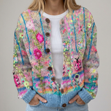 Capucine | Cardigan fleuri d’automne