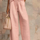 Alba | Ensemble de deux pièces : Chemise décontractée et pantalon large