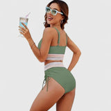 Énora | Ensemble de Bikini Élevé Élégant