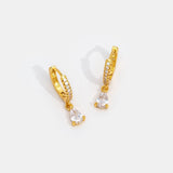 Madeleine – Boucles d’oreilles en argent avec cercle ouvert